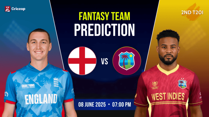 ENG vs WI - 2nd T20I: Dream11 Prediction