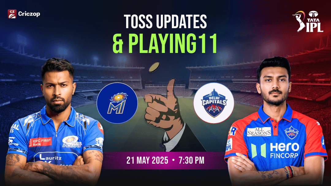 MI vs DC Toss Updates