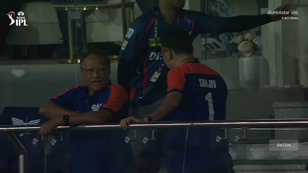 Goenka's reaction on Pant wicket 
